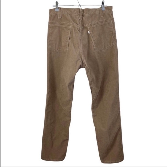 LEVI’S 519 Vintage High Rise Tan Corduroy Pants 34x31 - Picture 2 of 9